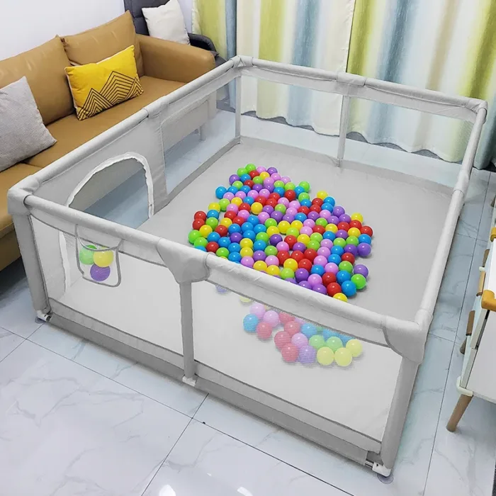 7 Optional Sizes Large Children's Playpen with Foam Protector Baby Safety Fence Kids Ball Pit Playpen for Babies Baby Playground - Image 6