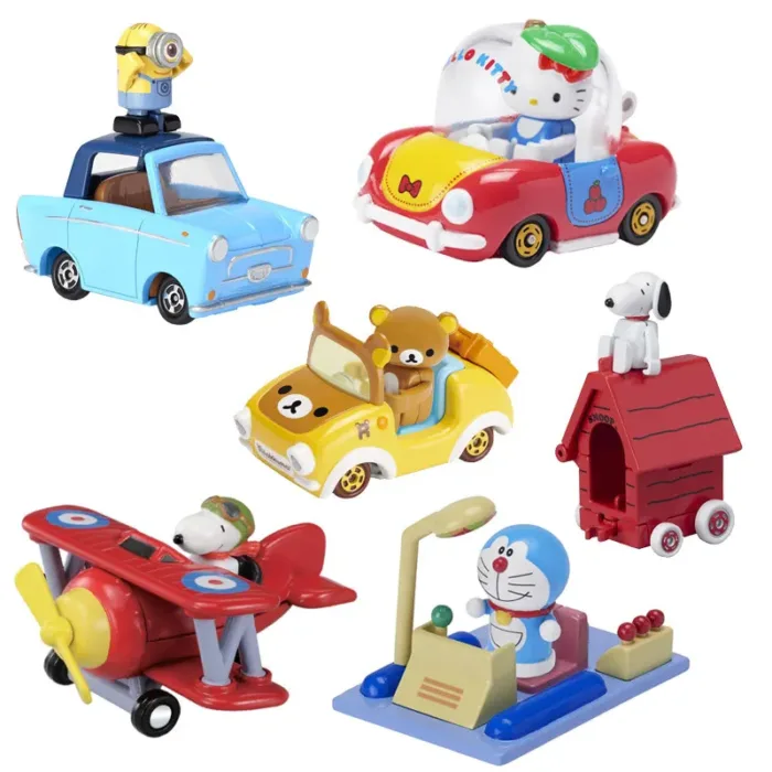 Takara Tomy Tomica Ride On Series Rilakkuma CRAYON SHINCHAN Metal Diecast Vehicle Toy Cars - Image 2