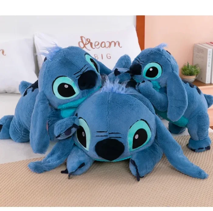 Puppy Stitch Doll Blue Stitch Plush Long Pillow Toys Girl Sleeping Leg Clamping Plushies Doll Children's Birthday Pillow Gift - Image 6