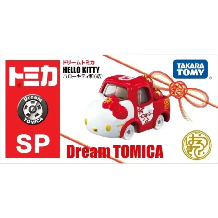 Hot Tomica AKARA TOMY Hello Kitty My Melody Pink Alloy Car Model Classic Car 1:60 Scale Model Decoration Girl Toy Gift - Image 2